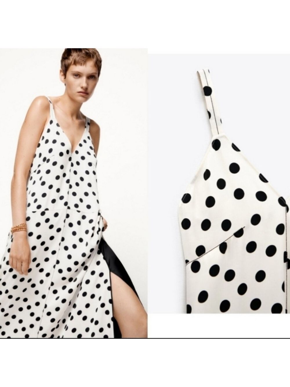 Zara Polka Dot Slip Dress - Limited Edition, Size XS - Picture 3 of 17